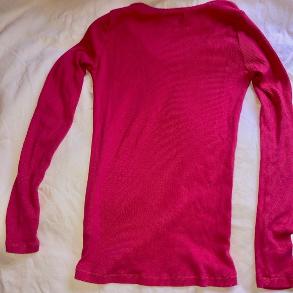Pink GapBody Lounging Long-Sleeved Top (XS/S) - Picture 2 of 3